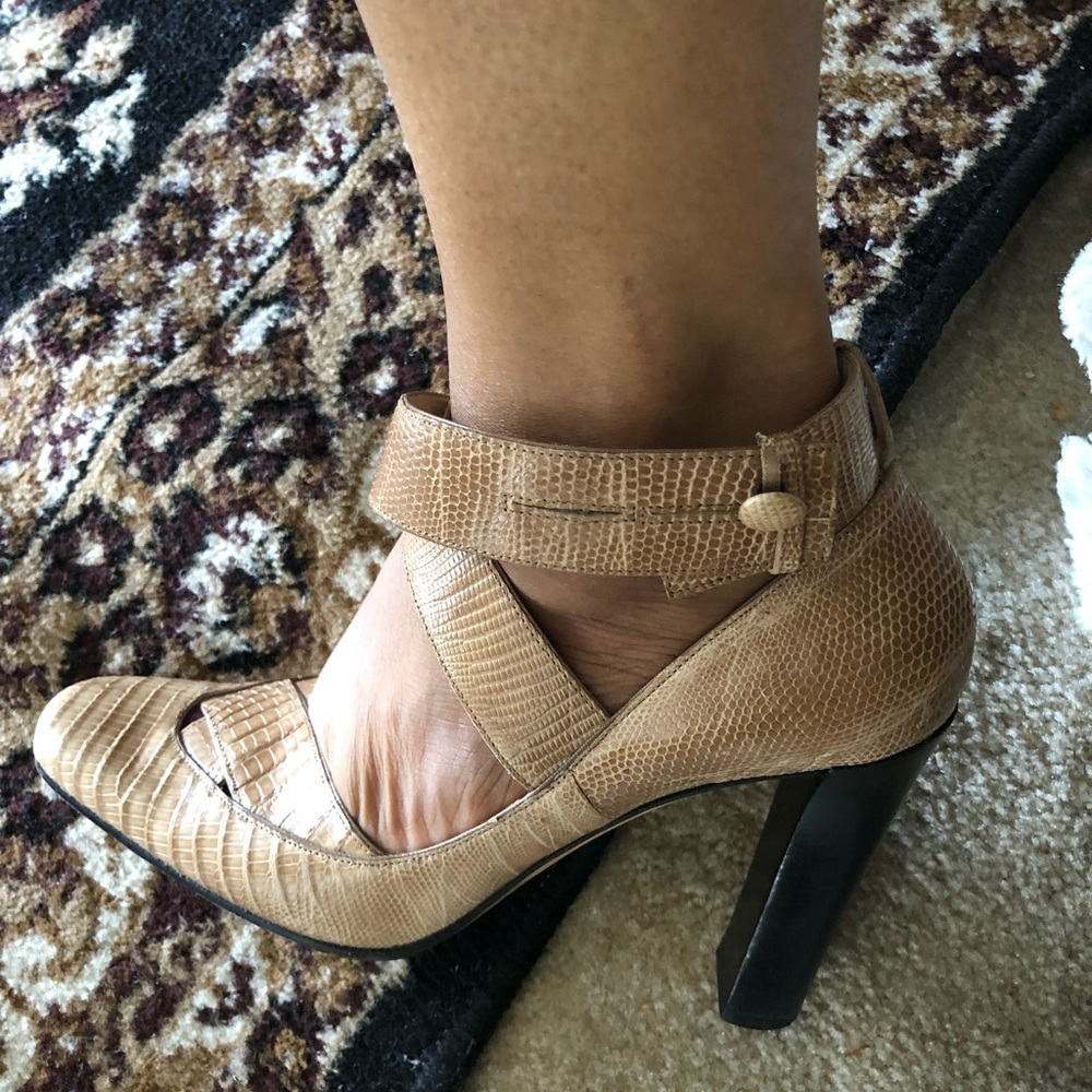 GUCCI - Authentic GUCCI snake skin high heels